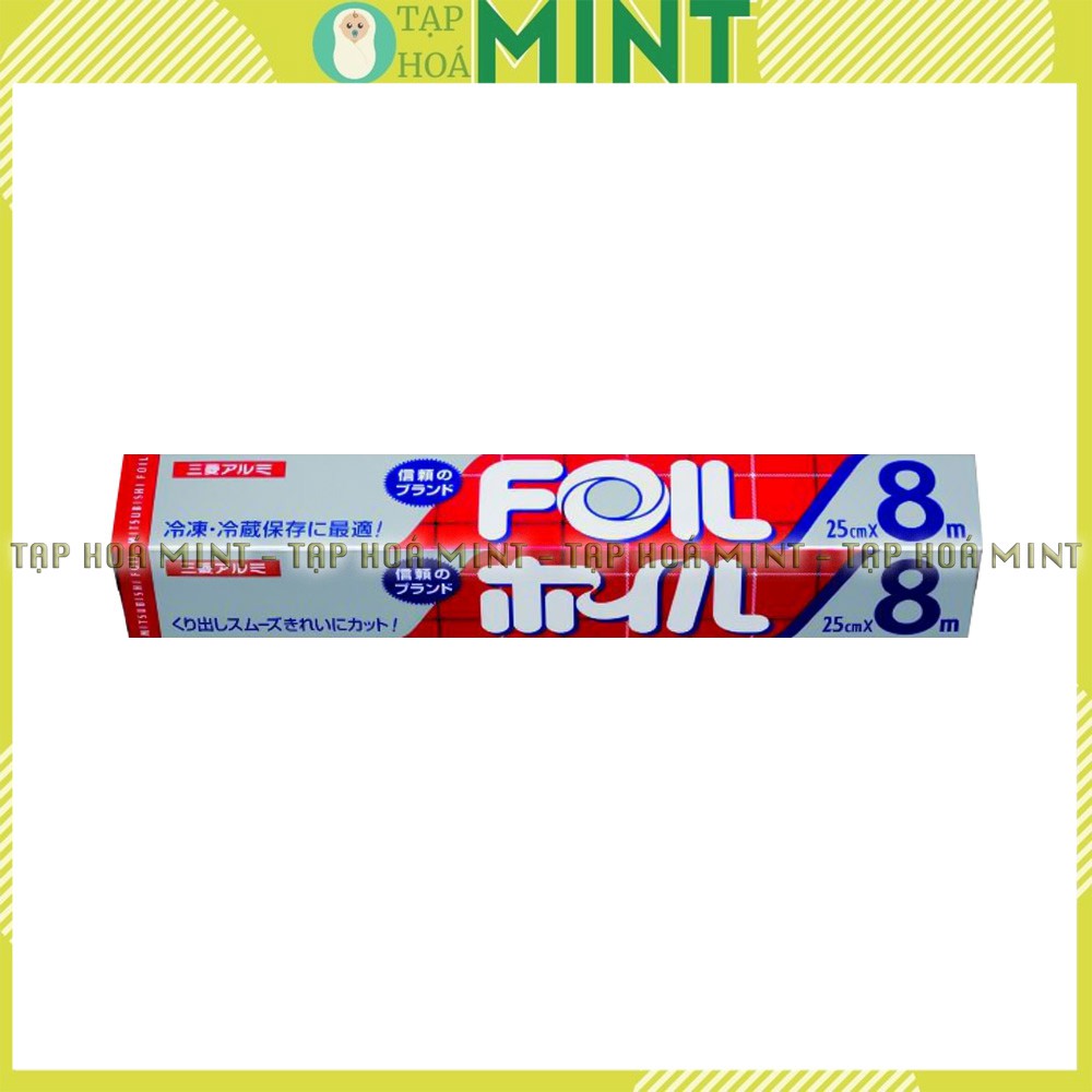 Giấy nhôm bọc thực phẩm Foil Nhật 25cm x 8m - Tạp hoá mint
