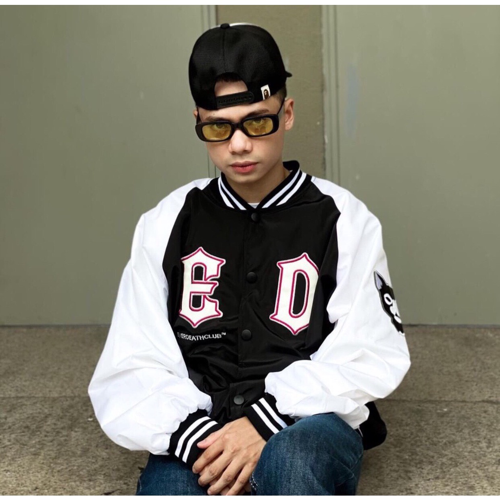 Áo khoác bomber varsity DEC01 nam nữ unisex form rộng kiểu dáng năng động chất gió nam nữ thu đông 2 lớp dày sịn