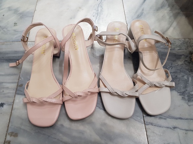 Sandal quai đan 3 phân dây mảnh thời trang công sở Dorae