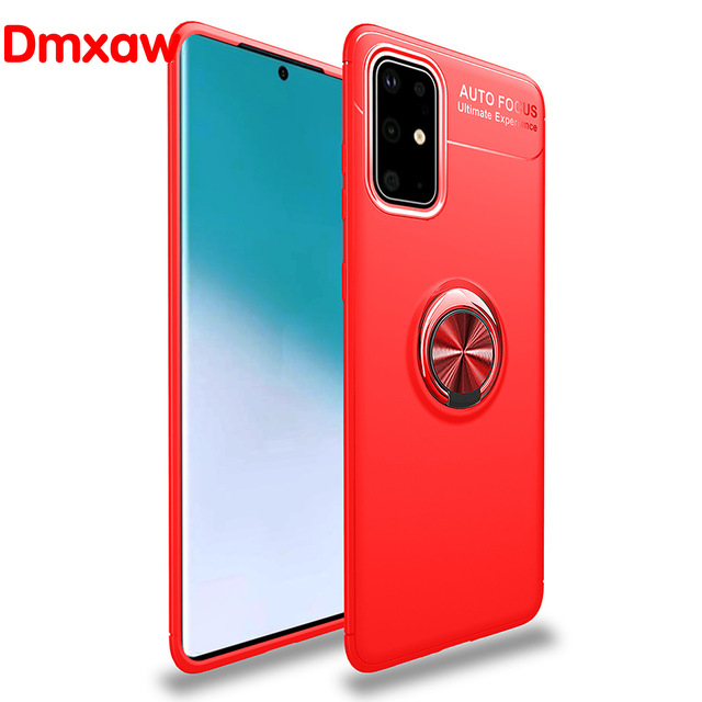Ốp Điện Thoại Mềm Chống Sốc Có Vòng Đỡ Nam Châm Cho Samsung Galaxy Note 20 S20 Ultra Plus S10 Lite 2020 Note 20 Plus