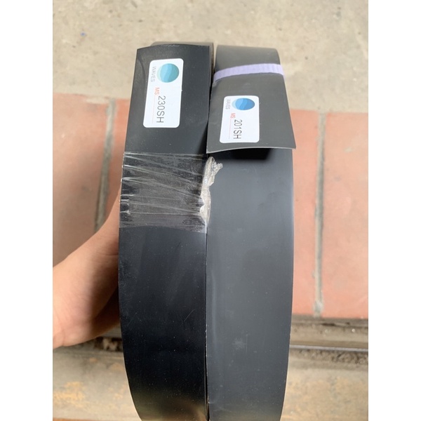 Nẹp chỉ nhựa PVC màu đen 230sh và chì 201sh dán trang trí trên ván công nghiệp MDF,melamin,laminate,…