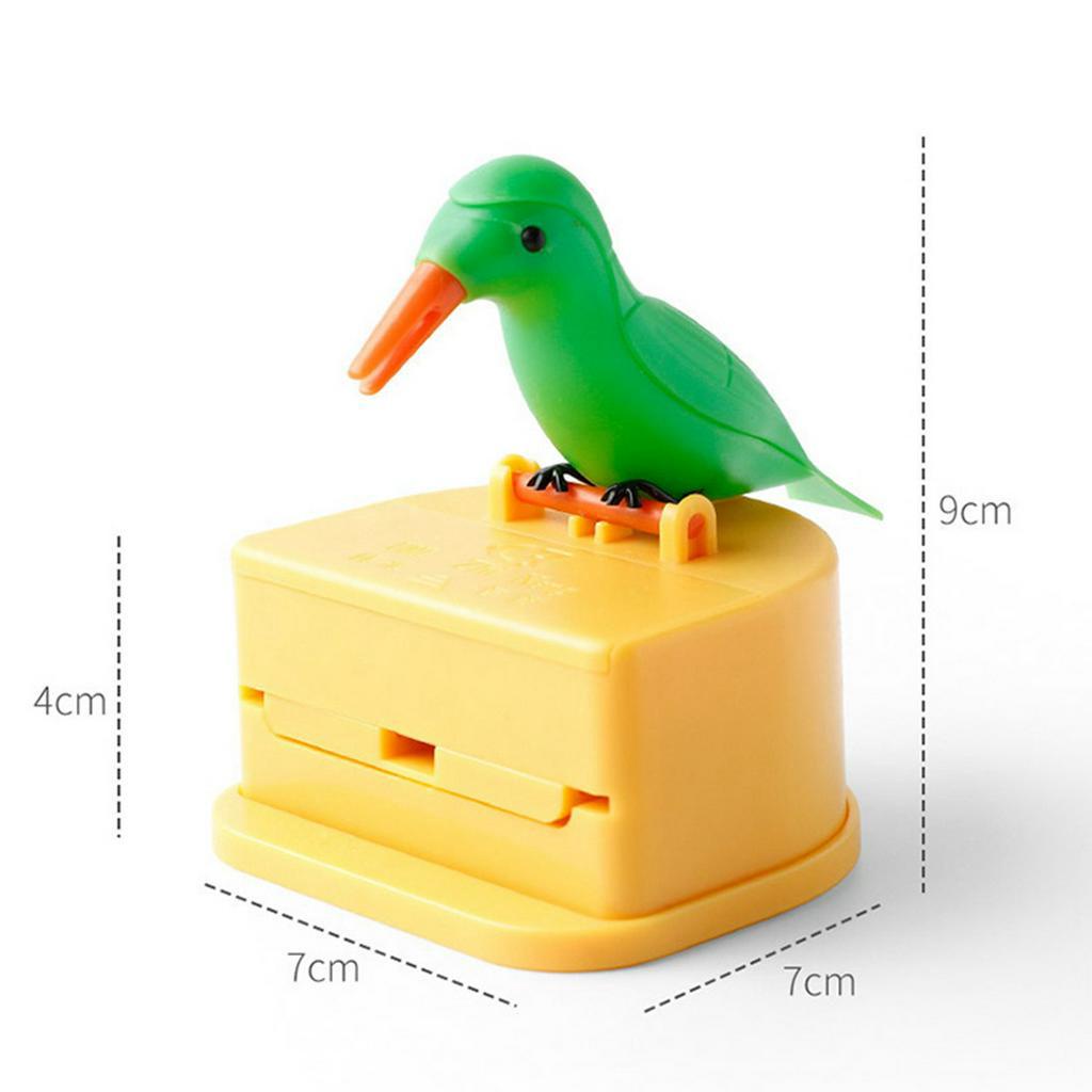 Hộp Đựng Tăm Xỉa Răng Tự Động Hình Chú Chim Dễ Thương