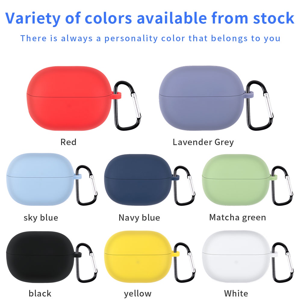 Vỏ Bảo Vệ Hộp Sạc Tai Nghe Xiaomi Redmi Buds 3 Lite Redmi Buds 3 Bằng Silicon Chất Lượng Cao
