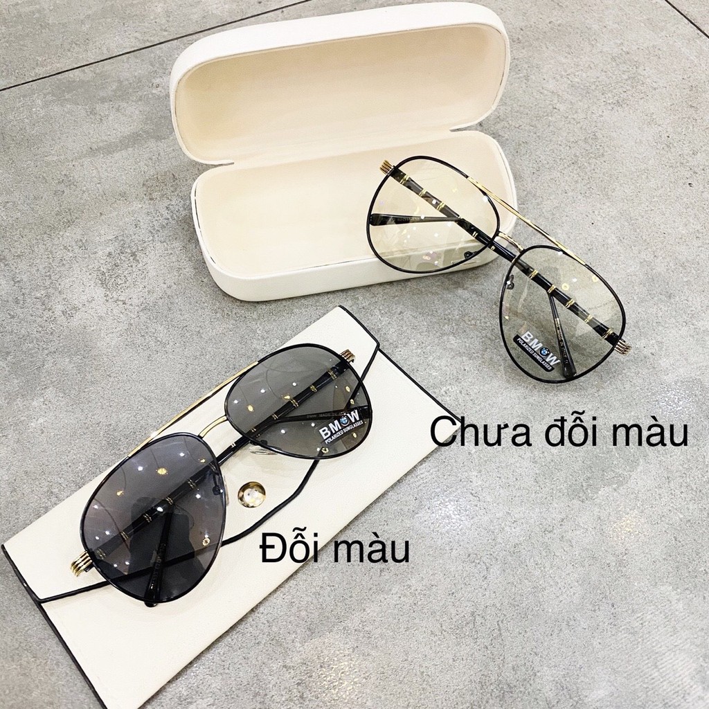 Kính mát nam đổi màu ngày và đêm theo nhiệt độ kiểu dáng giọt nước - Mắt kính chống tia UV JJBMW333 - Bảo hành 12 tháng | BigBuy360 - bigbuy360.vn