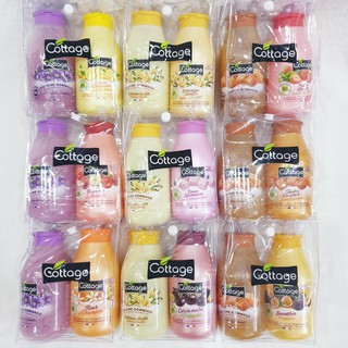 Sét 2 chai sữa tắm Cottage 250ml - Pháp - đủ mùi - hàng đầy đủ giấy tờ