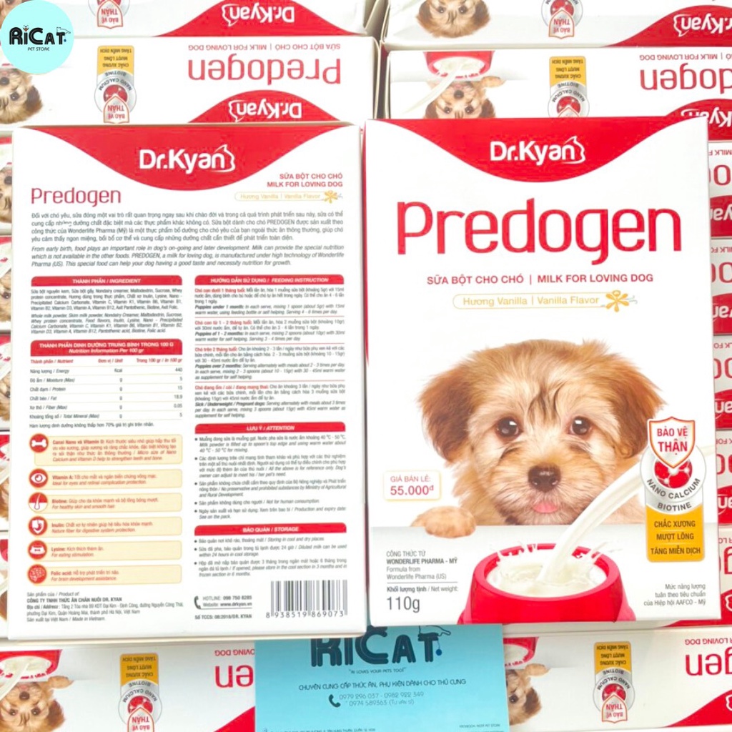 Sữa bột cho Chó Dr.Kyan Predogen- Hộp 110g