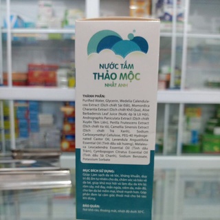 Nước tắm thảo mộc Nhất Anh