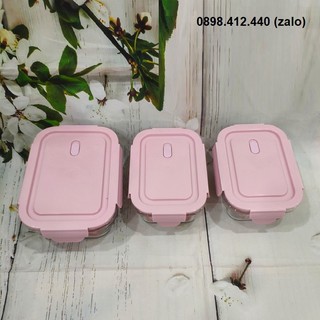 hộp đựng cơm - hộp đựng cơm thủy tinh