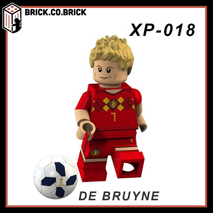 Lego Cầu Thủ Bóng Đá Nổi Tiếng Đồ Chơi Lắp Ráp Mô Hình Nhân Vật Messi Neymar Rolnado Beckham XT1003