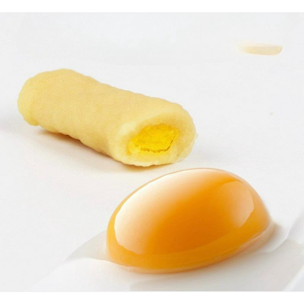 BÁNH SANDWICH SỮA DÊ LÒNG ĐỎ TRỨNG CHO CHÓ GÓI 100GR