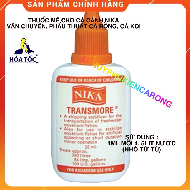 NIKA Dung Dịch Vận Chuyển Và Phẩu Thuật Cá Rồng, Cá Koi