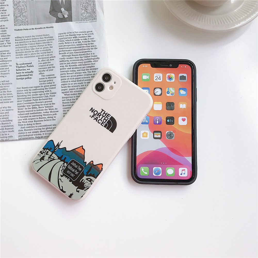 Ốp điện thoại dẻo in chữ The North Face cho iPhone 13 11 12Mini / Pro / Max / X XR Xs Max | BigBuy360 - bigbuy360.vn