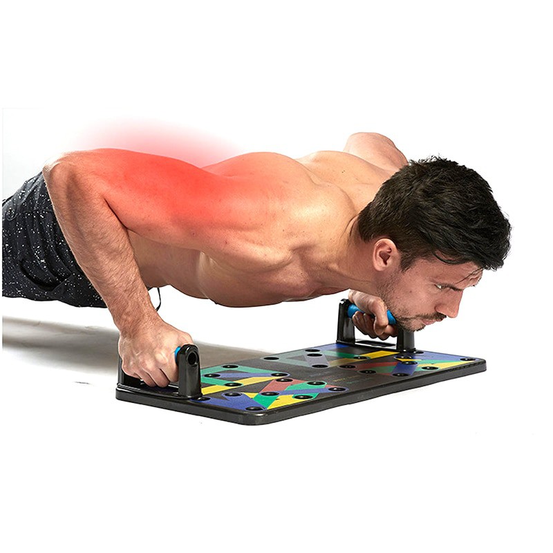 [Freeship] Dụng Cụ Chống Đẩy Đa Năng 12 in 1 Push UP Board Loại Tốt Gập Được