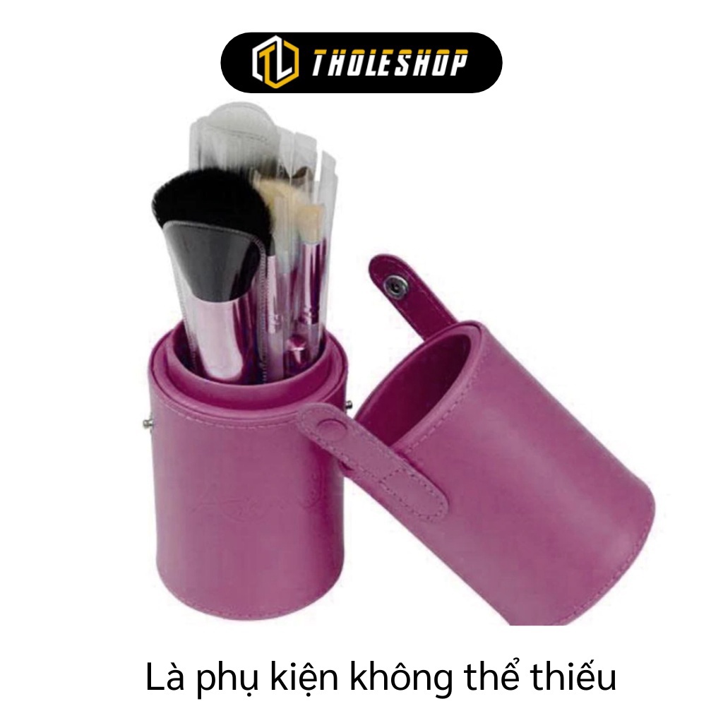 [SGD] Hộp Đựng Cọ - Hộp Tròn Đựng Cọ Trang Điểm Kiểu Dáng Ống Trụ Mở Ra Thành 2 Ống 6637