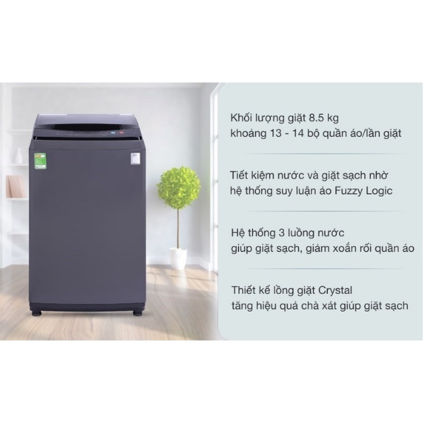 Máy Giặt Casper 8.5 kg WT-85N68BGA - Giao hàng toàn quốc