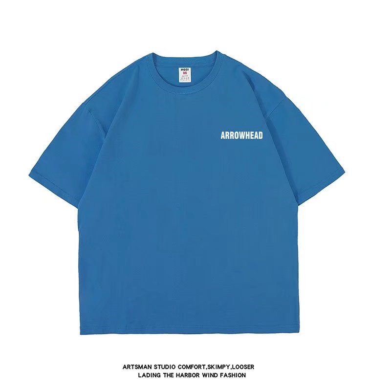 Áo Thun Nam Tay Ngắn Dáng Rộng In Chữ M-8XL