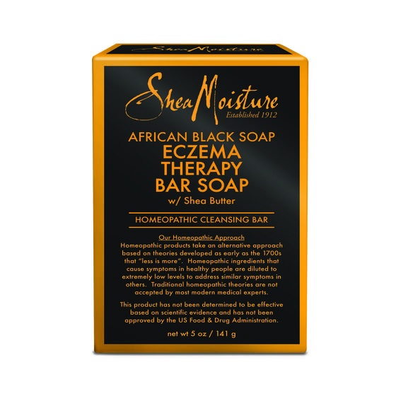 (THANH LÝ DATE 10/2023) Xà Phòng Đen Châu Phi Cho Da Chàm, Vảy Nến SheaMoisture Eczema Therapy Bar Soap (142g)