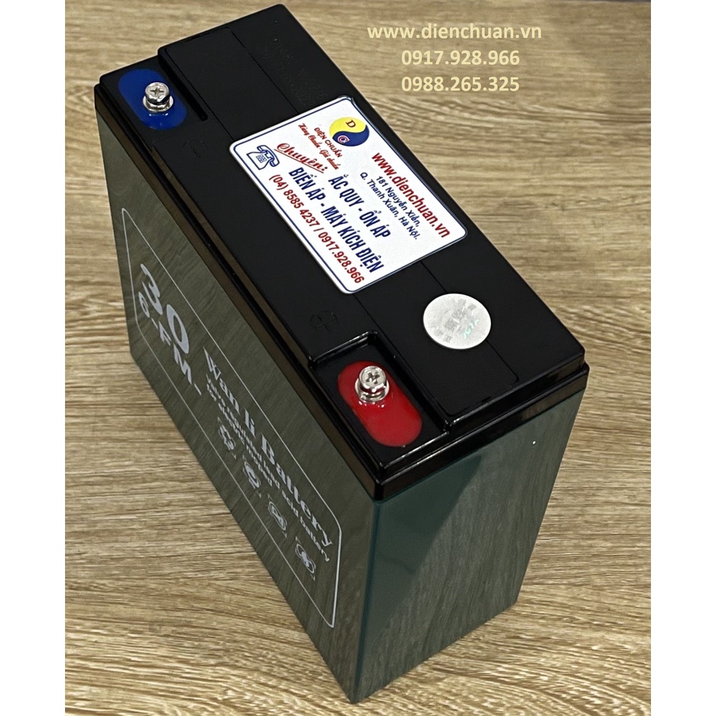Bộ 4 bình ắc quy xe đạp điện xe máy điện 48V 30Ah ( Wan li 6-FM-30 )