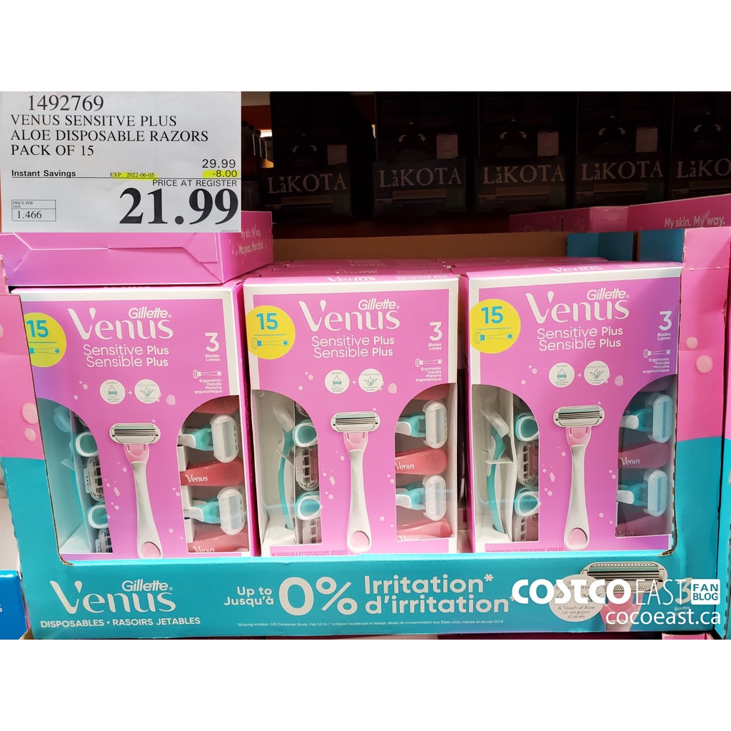 Dao cạo Gillette Venus Sensitive Plus Disposable Razor