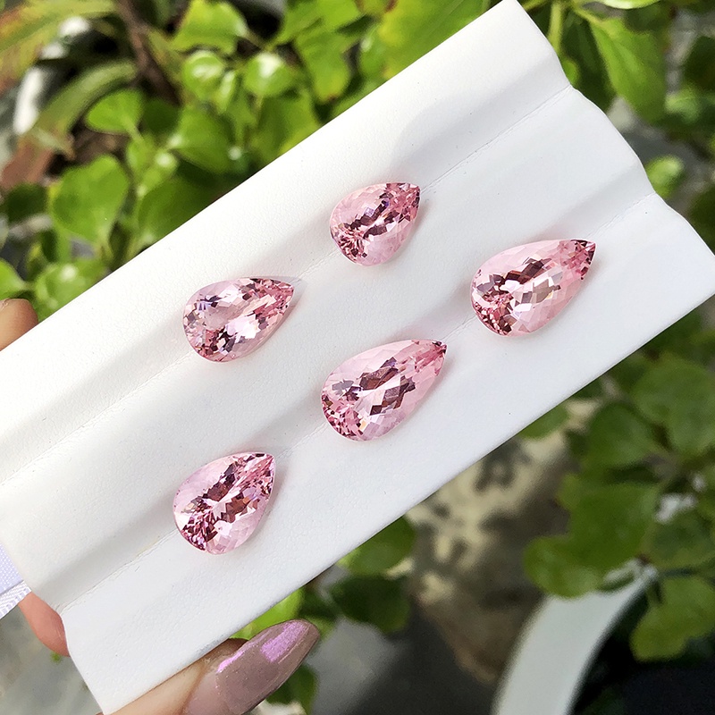 Đá Sapphire Hồng Tự Nhiên Dùng Làm Trang Sức DIY