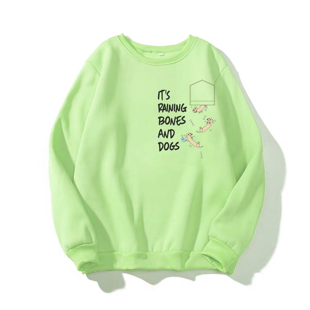 Áo sweater nam nữ in hình Cún Con, chất nỉ dày dặn, hợp làm áo cặp William - DS108 | BigBuy360 - bigbuy360.vn