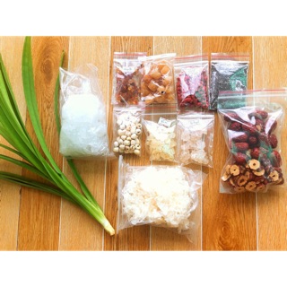 NGUYÊN LIỆU CHÈ DƯỠNG NHAN (Set to nấu được 10 ly to)