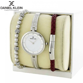 Đồng Hồ Nữ Daniel Klein DK12099-3 ( Bộ 3 món ) , Chính Hãng Full Box , Chống Nước