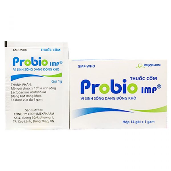 Men tiêu hóa Probio IMP tăng cường hệ vi sinh đường ruột , giảm đau bụng đầy hơi hộp 14 gói