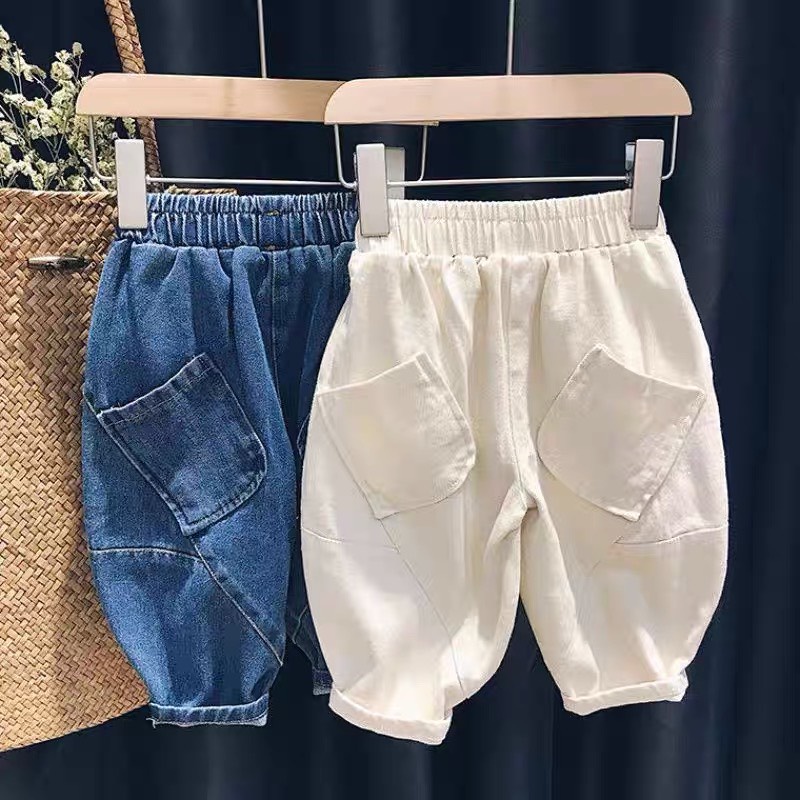 Quần jean cho bé, quần dài cho bé trai và bé gái KABICO _A20