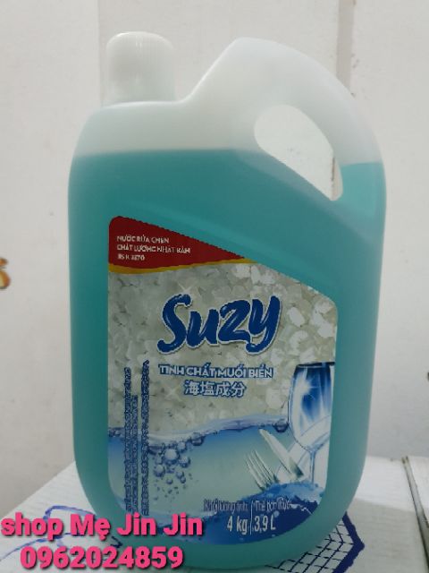 Nước rửa chén bát SUZY 4Kg -thành phần HỮU CƠ, chất lượng NHẬT BẢN