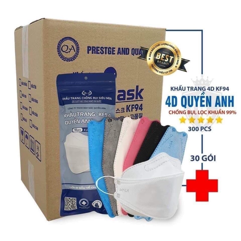 [Set 10 chiếc] Khẩu Trang 4D KF94 mask tiêu chuẩn Hàn Quốc - Chính Hãng | BigBuy360 - bigbuy360.vn