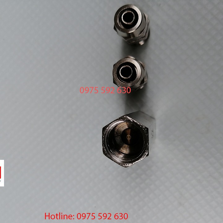 SALE Van 1 chiều khí nén inox đầu ra xiết ống