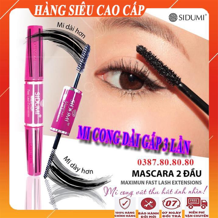 [ Freeship - HÀNG SIÊU CAO CẤP ] Mascara sidumi 2 đầu đa năng cao cấp/ Chuốt mi siêu đẹp cong dài tự nhiên gấp 5 lần