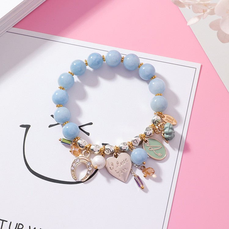 Vòng Tay Đính Đá Pha Lê Phong Cách Hàn Quốc Sang Trọng Thời Trang