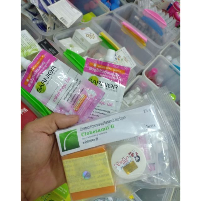 Bán sỉ 10 bộ nám túi clobetamil g ( 10 bộ  đầy đủ tem, cam kết chuẩn 100%)