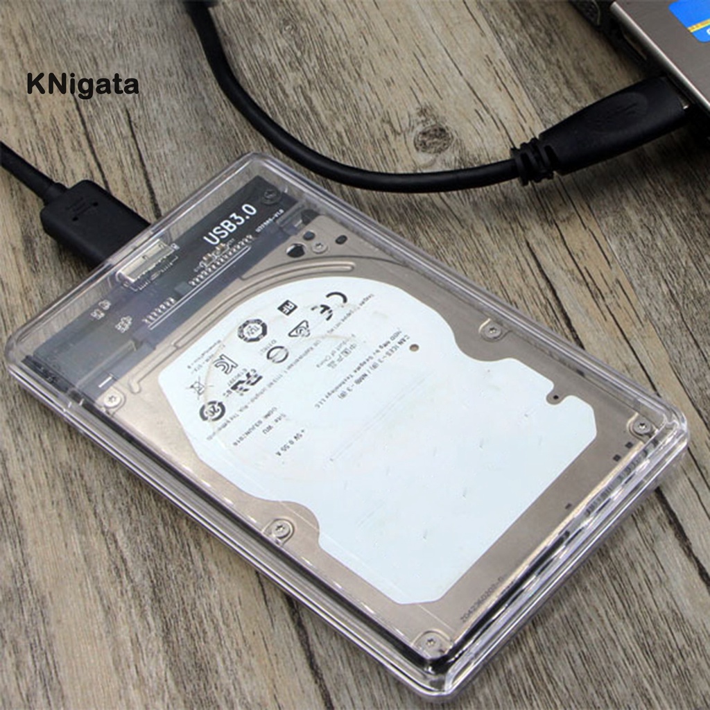 Hộp Đựng Ổ Cứng Trong Suốt 2.5 Inch Usb3.0 Sata Sang Micro B Hdd / Ssd Cho Laptop / Pc | BigBuy360 - bigbuy360.vn