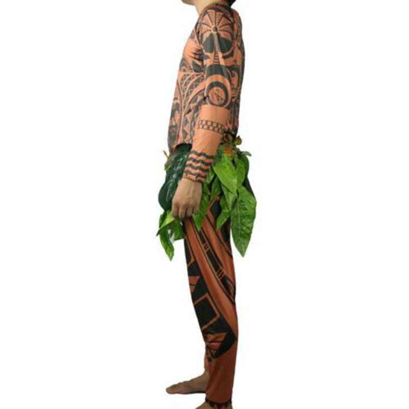 Set Đồ Hoá Trang Moana Gồm Áo Thun Và Quần Cho Người Lớn Trẻ Em
