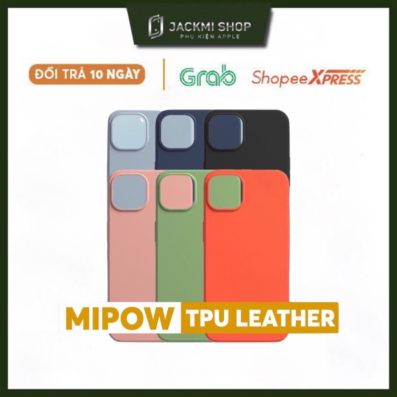 Ốp lưng Mipow TPU & PU Leather cho điện thoại ip 13 pro max