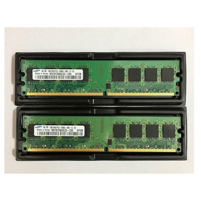 Ram máy tính để bàn DDR2 1GB bus 800 / 667 (Hãng ngẫu nhiên) samsung hynix kingston ...