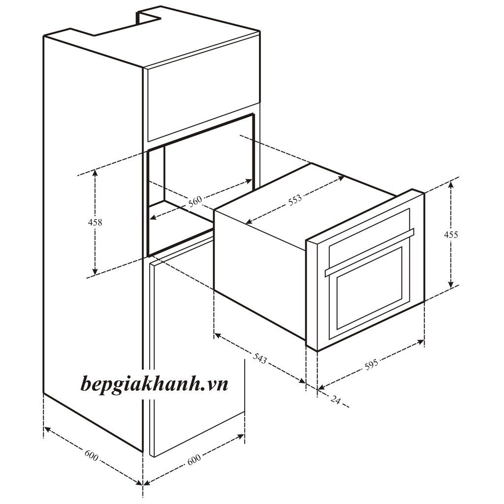 Lò nướng kèm hấp Malloca MST-LX12 nhập khẩu Italy