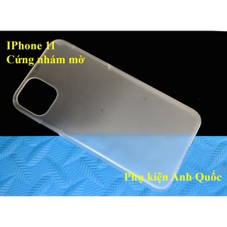 Ốp lưng IPhone 11 nhựa CỨNG NHÁM MỜ
