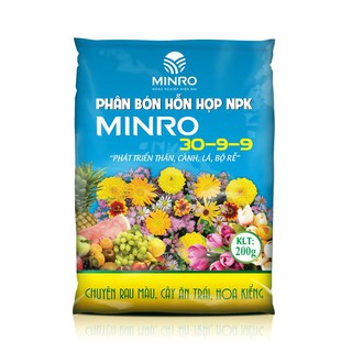 Phân bón hổn hợp npk minro 30 - 9 - 9 200g