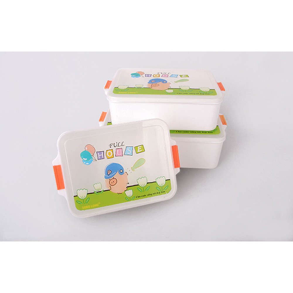 Hộp đựng thực phẩm Song Long [ 3 HỘP ]