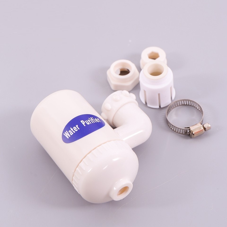 Đầu lọc nước mini, Bộ lọc nước tại vòi Water Purifier Thiết Kế Nhỏ Gọn Lọc sạch Các Kim Loại Nặng, Chất Rỉ Sắt