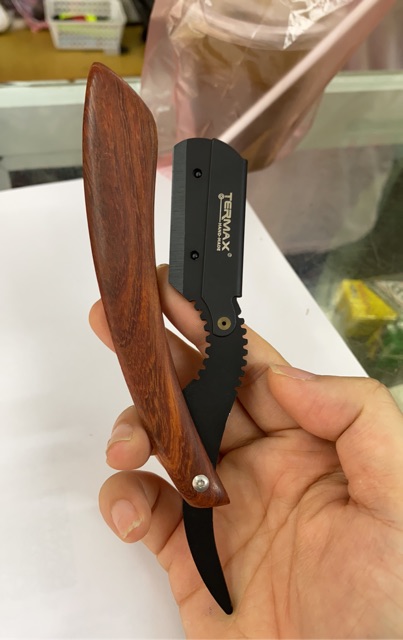 Cán dao cạo gỗ KW02