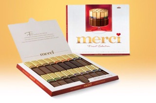 Keo Socola thanh Merci 400g Đức