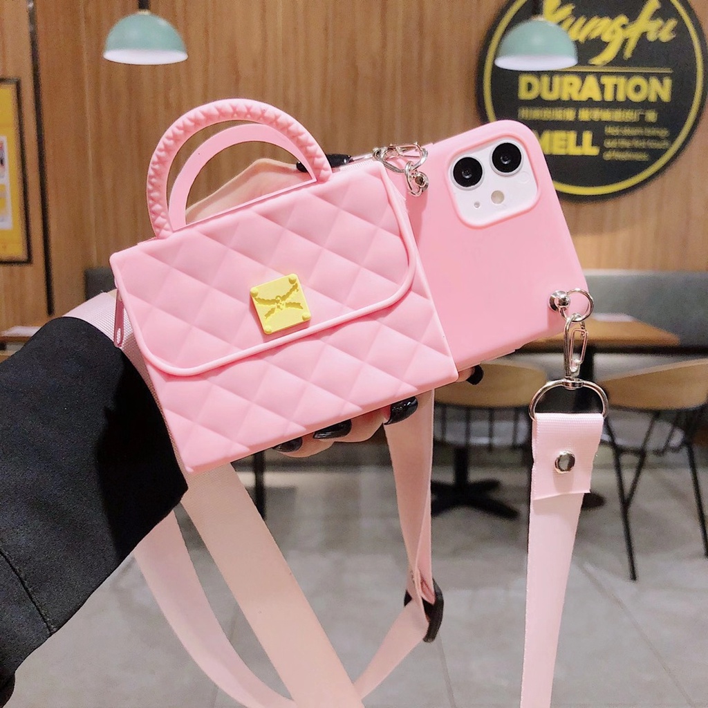 Oppo a16k a92 a5s a7 a3s a5 a9 a31 a52 a53 2020 a12 a12e realme c53 2023 c35 túi xách nữ tính bao đựng điện thoại có dây đeo