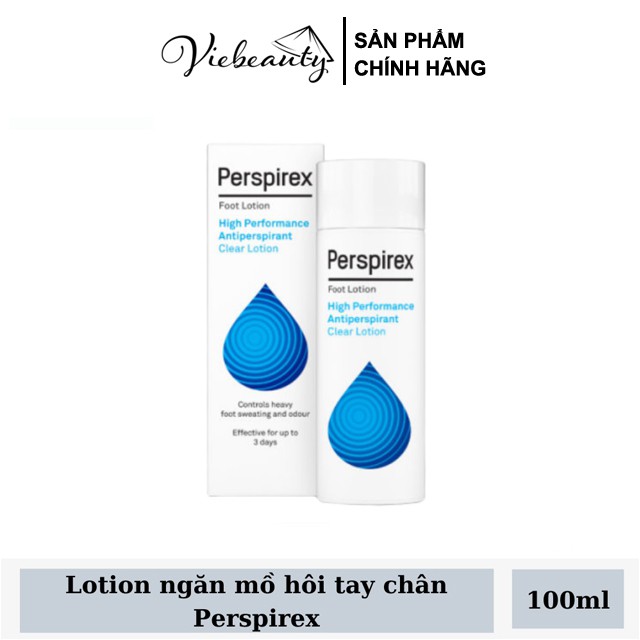 Lotion Ngăn Mồ Hôi Tay Chân Hiệu Quả Trong 3 Ngày Perspirex Foot Lotion 100ml - Viebeauty | BigBuy360 - bigbuy360.vn