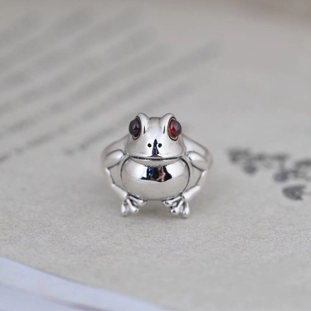 🌱FOREVER🌱 Creative Frog Ring Fashion Retro Style Bohemian Lovers Valentine's Day Gifts Jewelry|Color Adjustable Women Lady Open Finger
