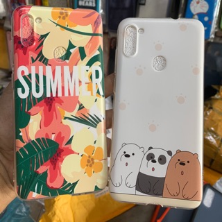 Ốp lưng samsung A11 dẻo in hoa gấu cute